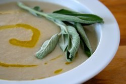 White Bean Soup with Fresh Sage