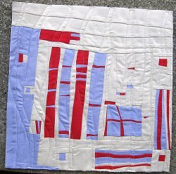 Free-form Patchwork Mini Art Quilt