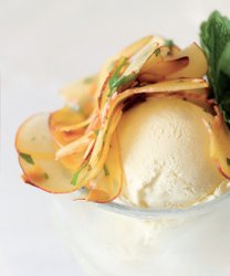 Texas Peaches with Fresh Mint & Almonds