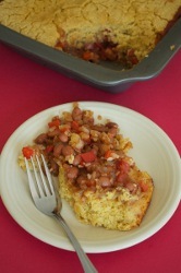 Cajun Cornbread Casserole