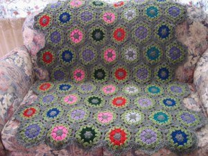 Busy Beehive Afghan