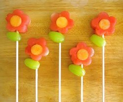 Flowery Fruit Pops