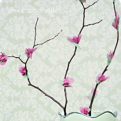 Cherry Blossom Tissue Tree