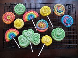 Swirly St. Patrick's Day Cookies