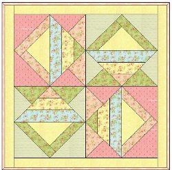 Faded Easter Baskets Quilted Table Topper