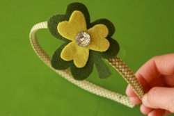 Charming Clover Pin or Headband