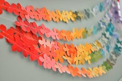 Rainbow Clover Garland