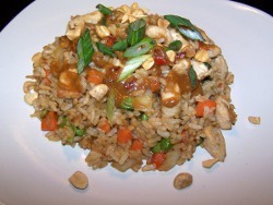 Chicken Satay Fried Rice