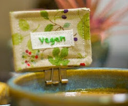 Vegan Dish and Utensil Tags