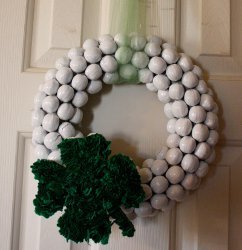 Nutty Clover Wreath