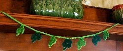 String of Clovers Crochet Garland