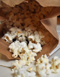 Simple Homemade Microwave Popcorn