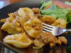 Slow Cooker Tortellini Lasagna Casserole