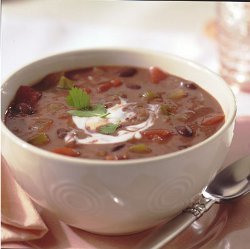 Fuss Free Black Bean Soup