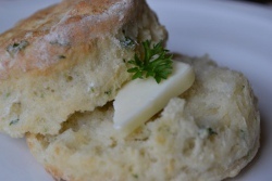 Curly Parsley Potato Biscuits