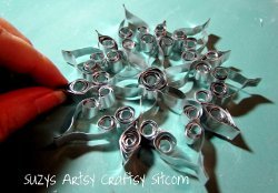 Quilled Aluminum Snowflakes