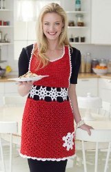 Snowflake Hostess Apron Pattern