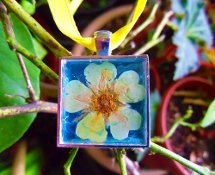 Pressed Flower Pendant Video Tutorial