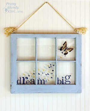 Big Dreams Butterfly Window