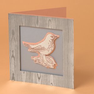 Rustic Bird Card
