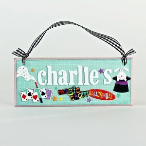 Wooden Nursery / Bedroom Letters / Under The Sea Themed ... Personalized Name Plate | FaveCrafts.com