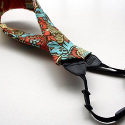Quilted Camera Strap Cover