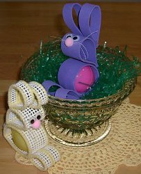 Foam Bunny Egg Holder