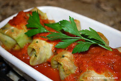 Quinoa Stuffed Cabbage