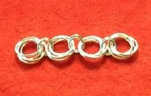 Chain Maille Rosette Links