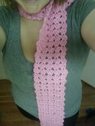 Simple Chiq Shell Stitch Scarf