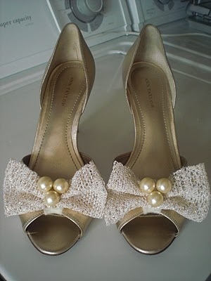 The Bride Wore Bows Shoes