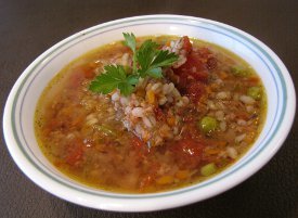 Slow it Down Beef Barley Soup