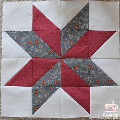 LeMoyne Star Quilt Block