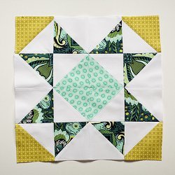 Sawtooth Star Quilt Block Pattern