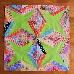 String Star Quilt Block | FaveQuilts.com
