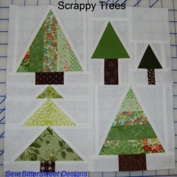 Scrappy Trees Block Pattern