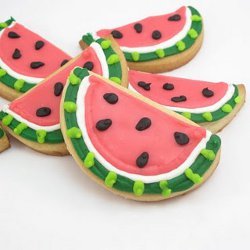 Watermelon Cookies