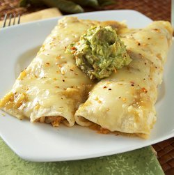 Chicken Spinach Enchiladas Verdes