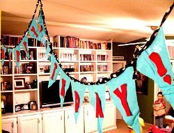 No Sew Birthday Banner