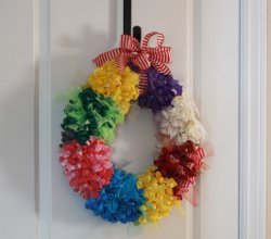 Bright Balloon Wreath