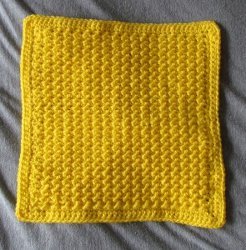 Moss Stitch Afghan Square