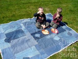 Denim Picnic Quilt Part 2: Cutting