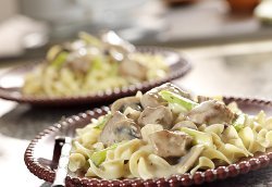 Creamy Swiss Veal & Mushrooms