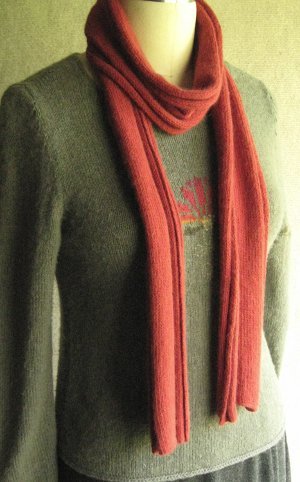 Tomato Palindrome Scarf