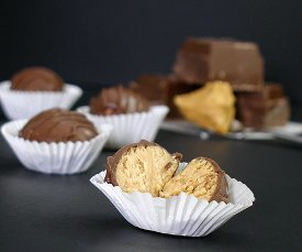 Milk Chocolate Peanut Butter Truffles