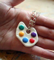 Artist Palette Necklace