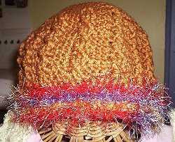 Cabled Fur Hat