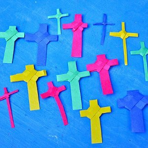 Palm Sunday Leaf Crosses