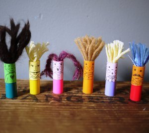 Marker Cap Finger Puppets