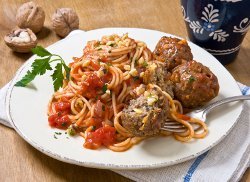 Smart Spaghetti and Meatballs with Tomato Sauce